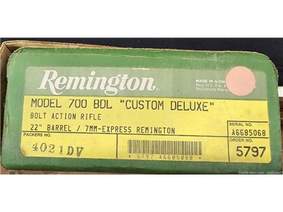 Holy Grail of 700 BDL 7 mm Remington Express