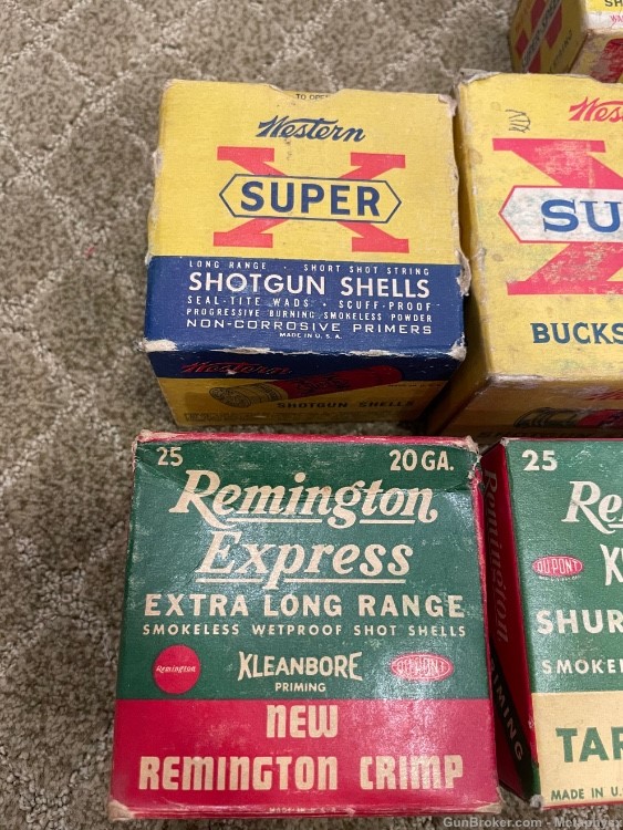 Vintage Shotshell Box Collection - mixed full and partial boxes.  -img-7