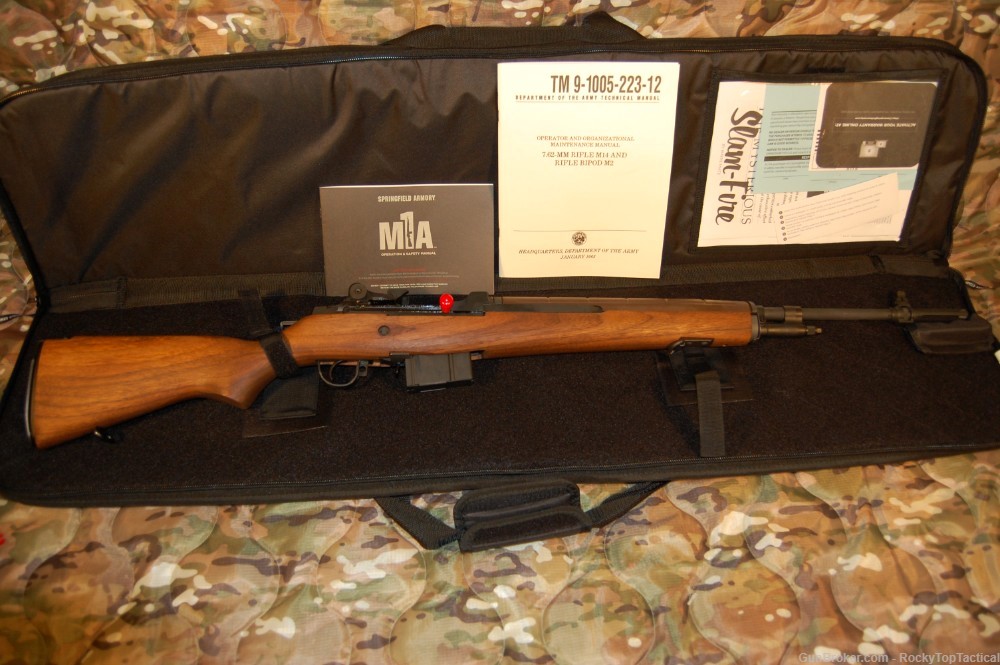 Springfield Armory M1A Loaded .308 Rifle - Wood Stock - NEW-img-0