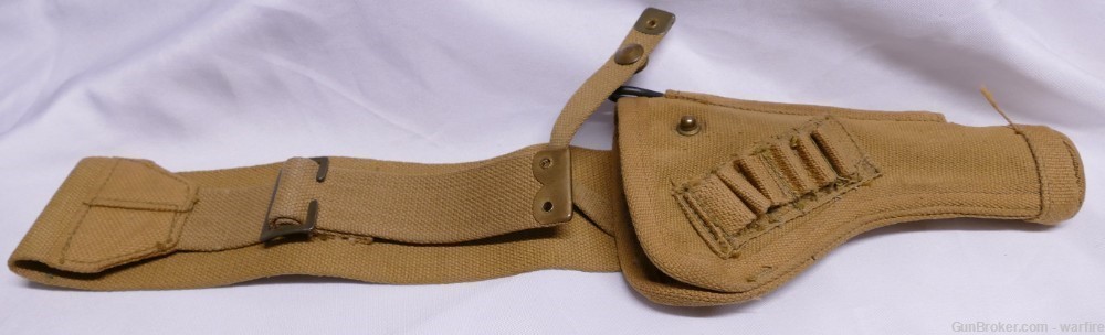 WWII Enfield No2 MKI Revolver & Canadian 2nd Pattern Tanker Holster-img-13
