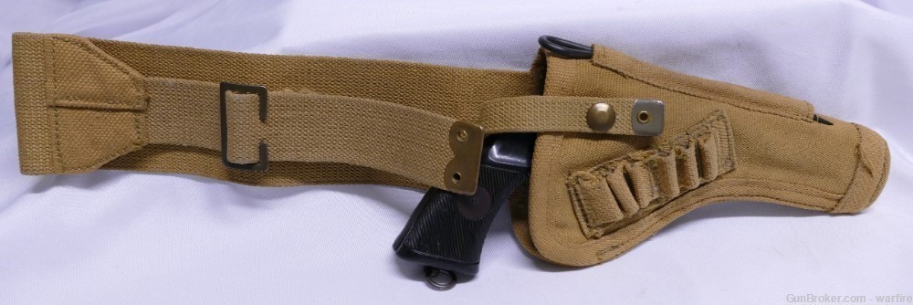 WWII Enfield No2 MKI Revolver & Canadian 2nd Pattern Tanker Holster-img-0
