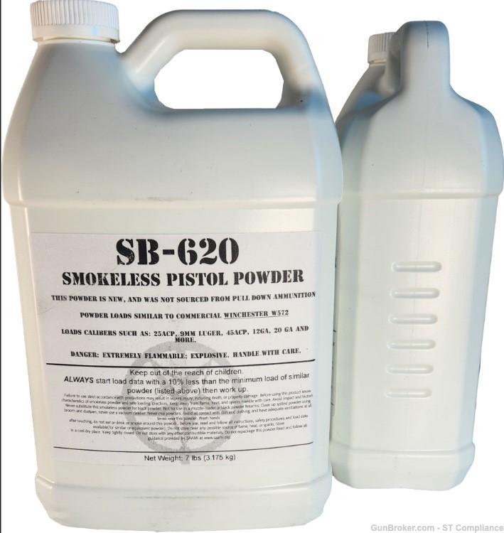 14 Lbs SB-620 Pistol or Handgun SB 620 Powder NR !-img-2