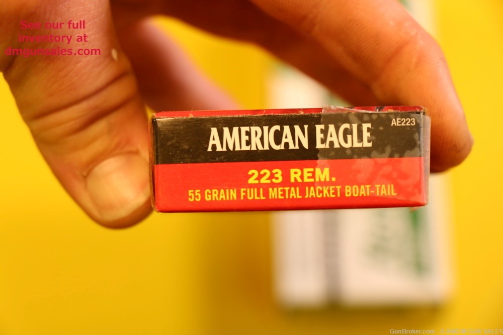 460 ROUNDS .223 REM PMC REMINGTON FEDERAL AMERICAN EAGLE 55 GR FMJ-img-3