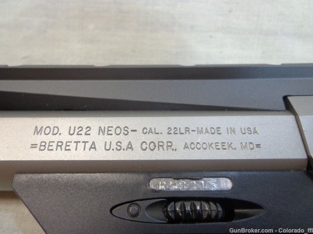 Beretta U22 Neos, 6" Stainless - like new, .01 Start-img-12