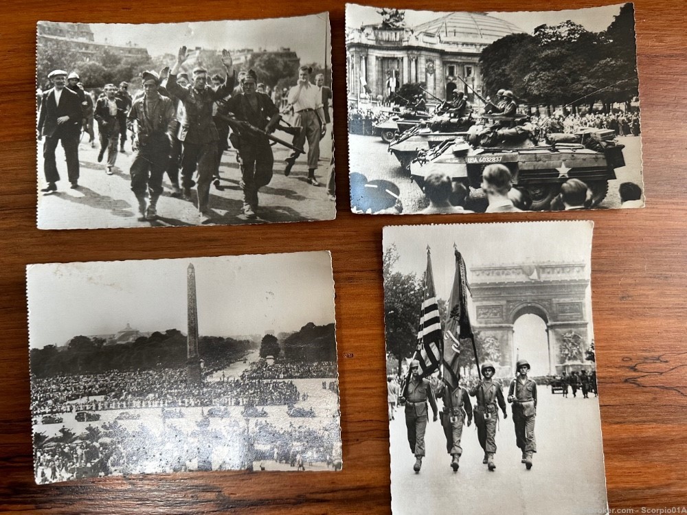 (4) WWII Post Cards-img-0