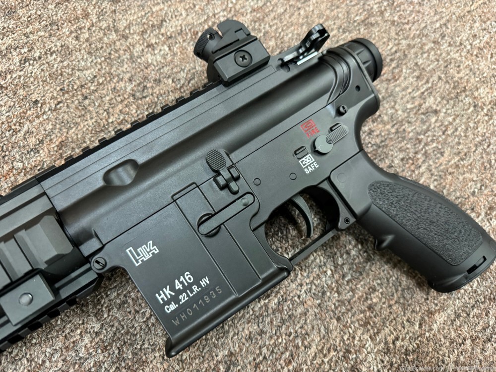 HK 416 22LR Pistol 10+1 Quad Rail 9" H&K -img-8