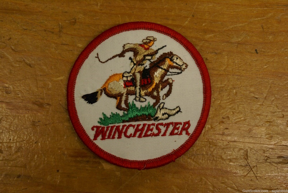 Winchester Repeating Arms Company Horse and Rider 4.75” Embroidered Patch-img-0