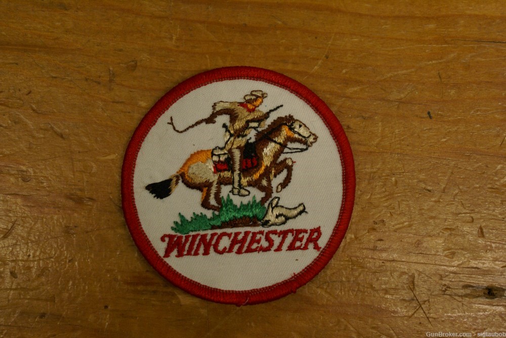 Winchester Repeating Arms Company Horse and Rider 4.75” Embroidered Patch-img-1