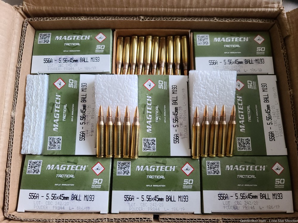 Magtech 5.56x45mm 55gr FMJ - 1000 rounds -img-0