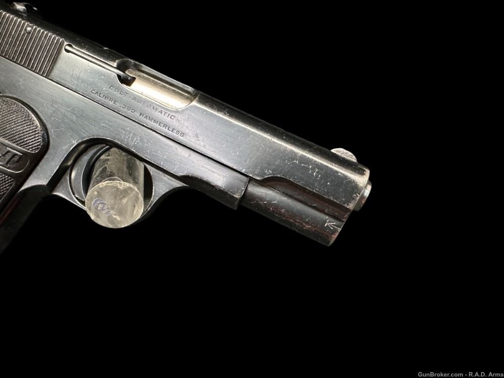 ORIGINAL CONDITION 1920 Colt Model 1908 Pocket Hammerless .380 Great Bluing-img-10