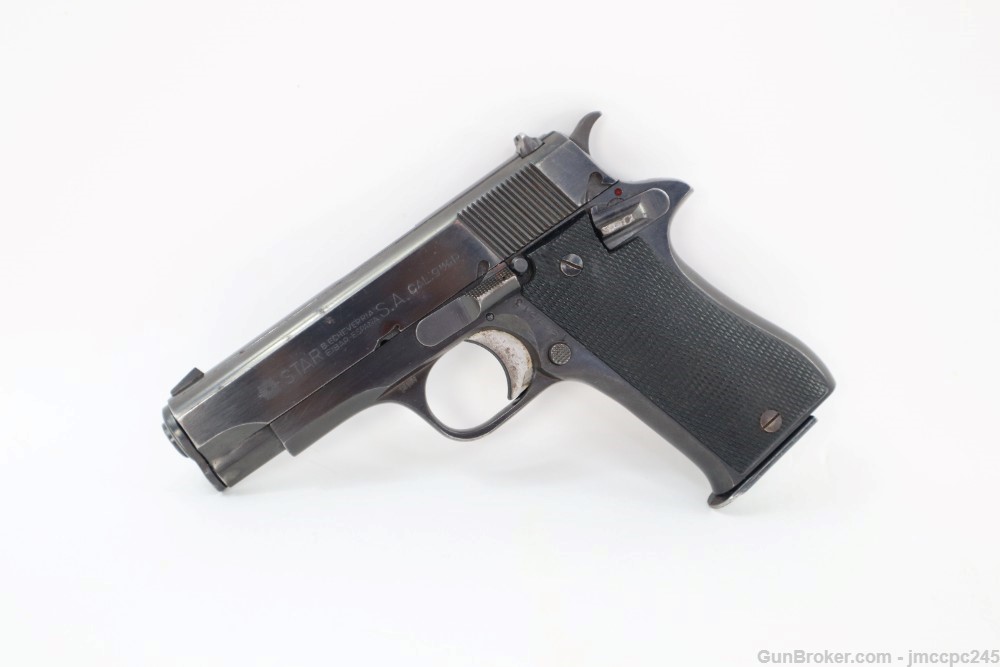 Rare Nice Spanish Star BM CSP Marked 9mm Pistol W/ 1 Magazine Made In Spain-img-0