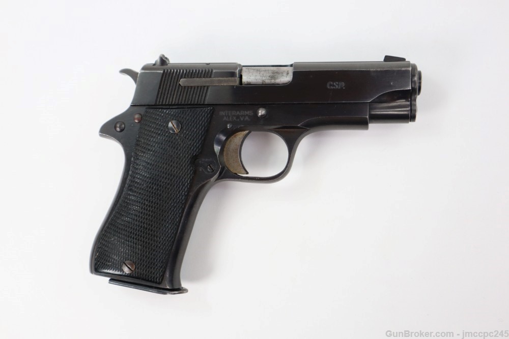 Rare Nice Spanish Star BM CSP Marked 9mm Pistol W/ 1 Magazine Made In Spain-img-8