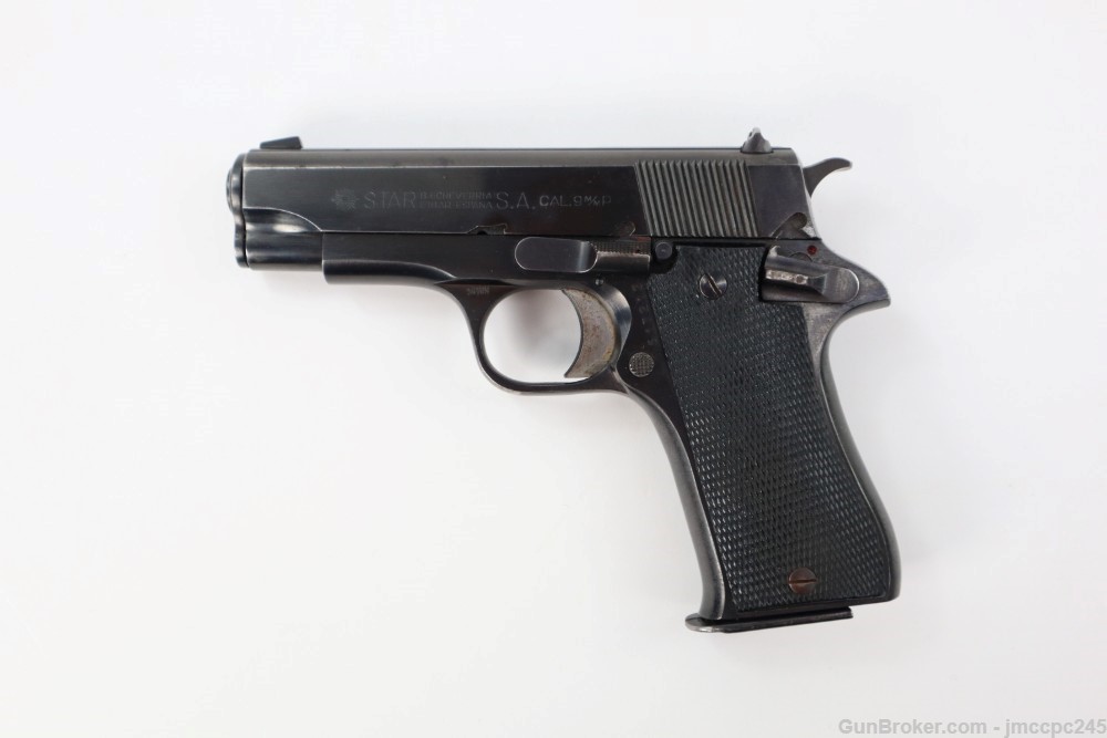 Rare Nice Spanish Star BM CSP Marked 9mm Pistol W/ 1 Magazine Made In Spain-img-2