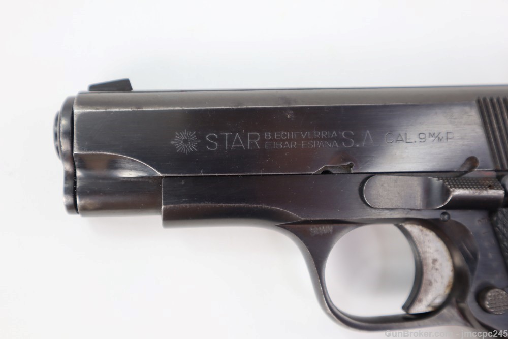 Rare Nice Spanish Star BM CSP Marked 9mm Pistol W/ 1 Magazine Made In Spain-img-6
