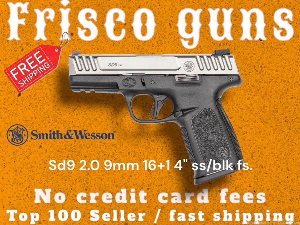 Smith & Wesson Sd9 2.0, S&w 13931 9mm 4 16r 2tn-img-0