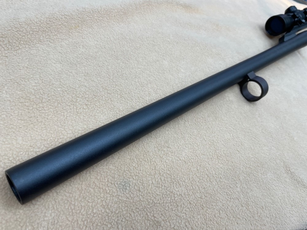 Remington 870 Fully Rifled Slug Barrel 24" W/ Scope Cantilever Great Cond-img-5