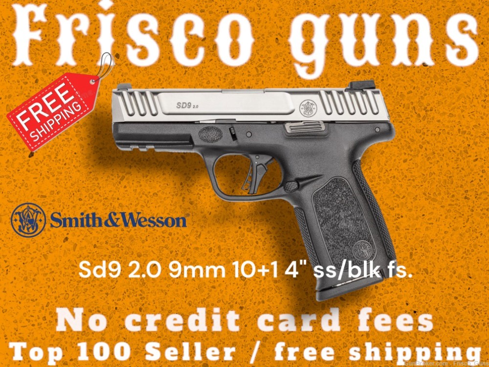 Smith & Wesson Sd9 2.0, S&w 13935 9mm 4 10r 2tn-img-0