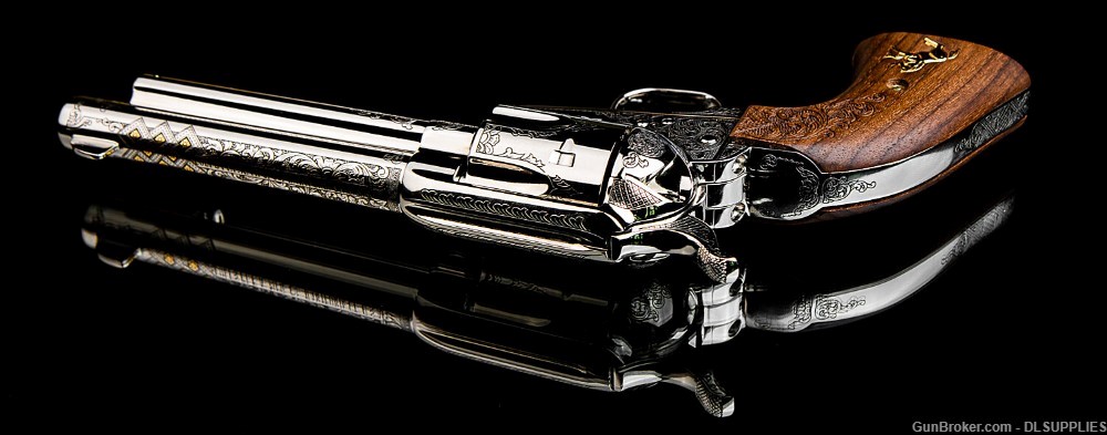 COLT SINGLE ACTION ARMY SAA TALO EDITION POLISHED STAINLESS 5.5" BBL .45LC-img-4