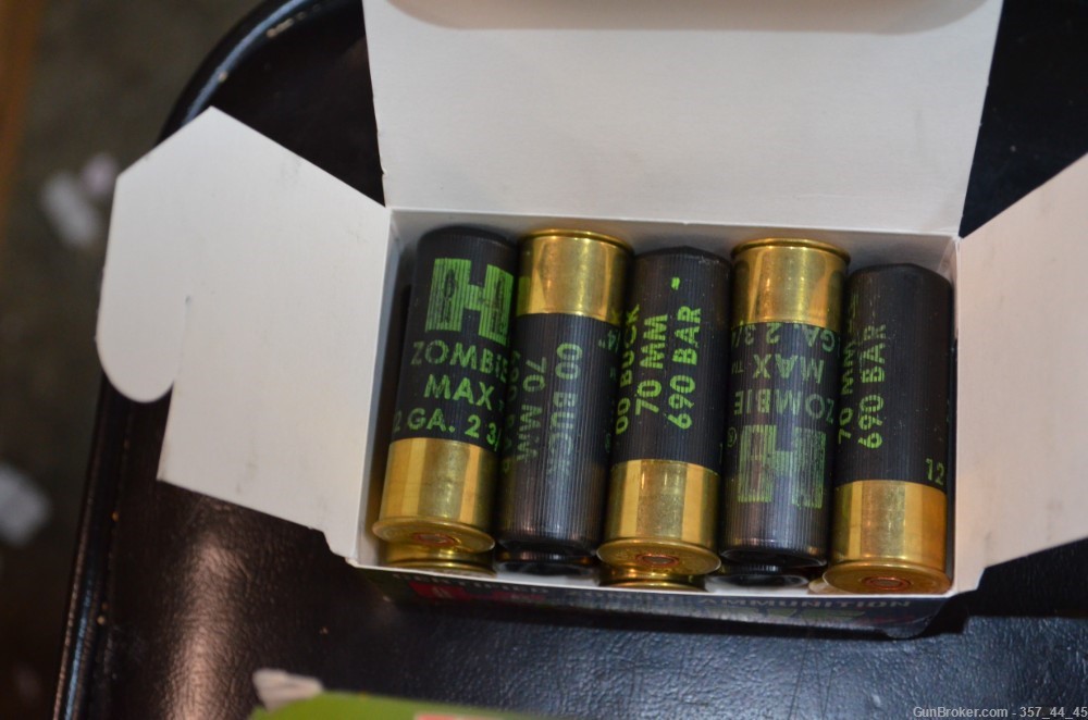 3 Boxes Hornady Zombie Max Ammunition ZombieMax 12 Gauge 00 Buck Z Shot -img-5