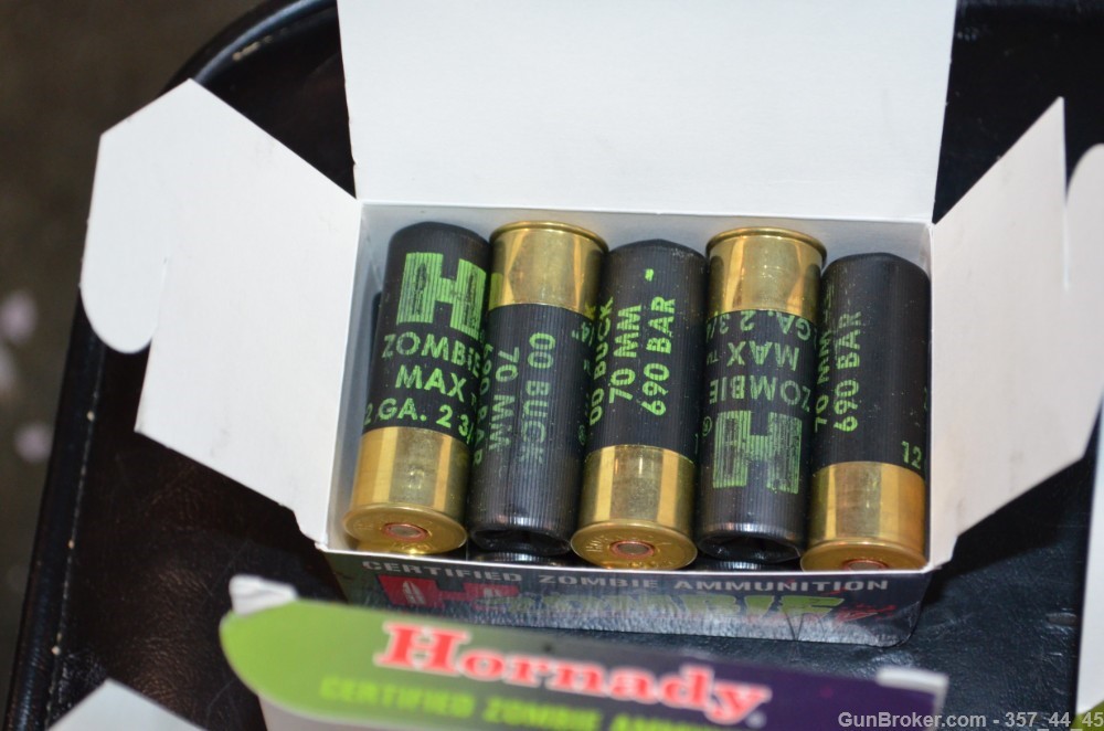 3 Boxes Hornady Zombie Max Ammunition ZombieMax 12 Gauge 00 Buck Z Shot -img-10
