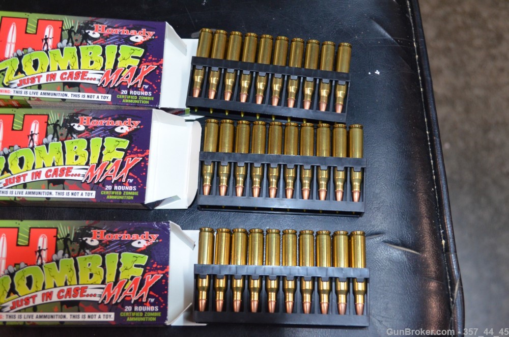 3 Boxes Hornady Zombie Max Ammunition ZombieMax 223 Remington 55 Grain REM -img-7