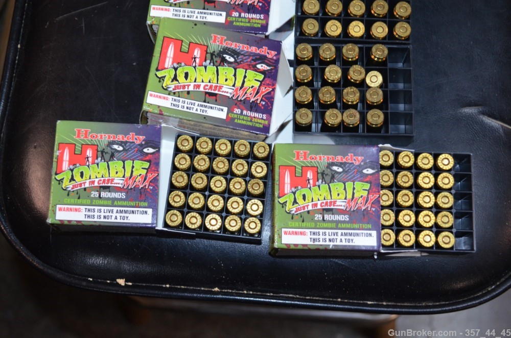 6 Boxes Hornady Zombie Max Ammunition ZombieMax 45 ACP 40 S&W 9MM Ammo 9 MM-img-7