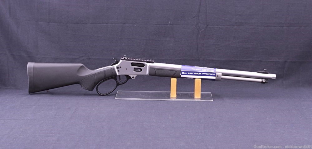 SMITH & WESSON 1854 .44 MAGNUM 19" THREADED STAINLESS 13812-img-3