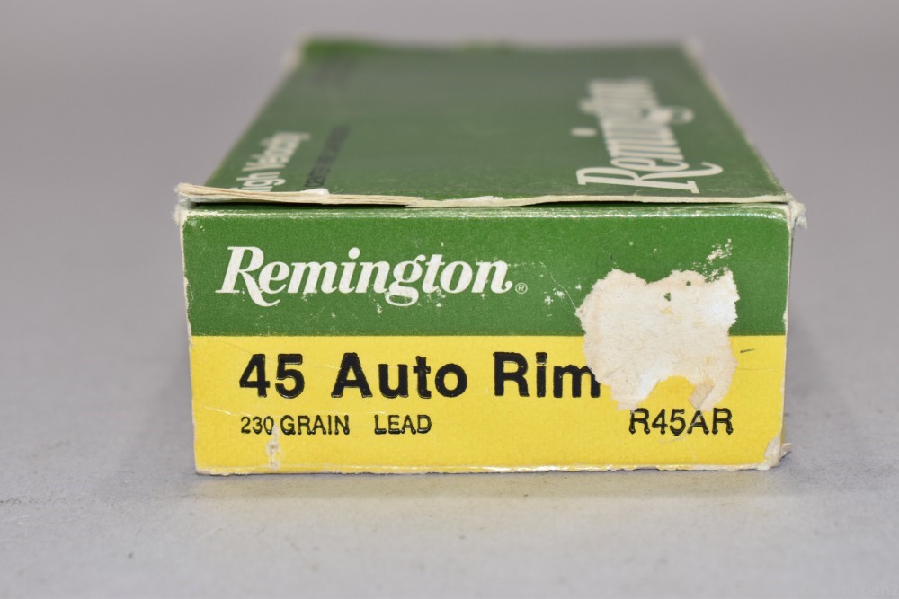 Full Box 50 Rds Remington 45 Auto Rim AR 230 G Lead Ammunition -img-4