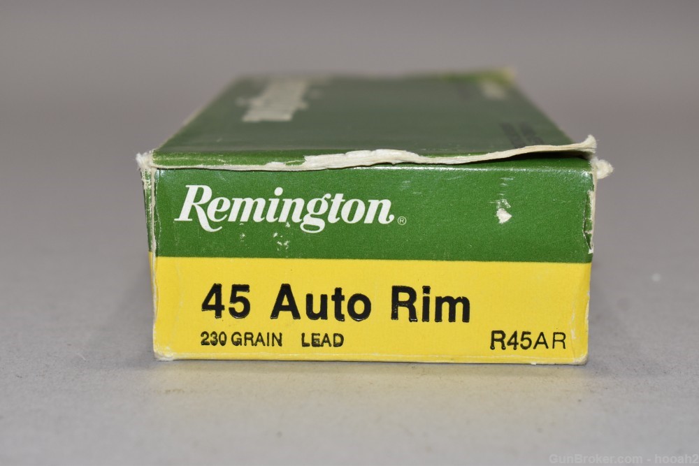 Full Box 50 Rds Remington 45 Auto Rim AR 230 G Lead Ammunition -img-2