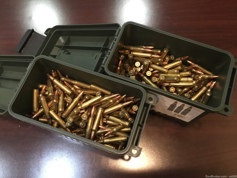 PENNY AUCTION 500 ROUNDS 223 REM FMJ AMMO REMANUFACTURED-img-3