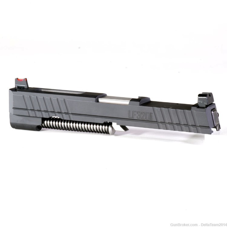 Complete Slide for Sig Sauer P320 - Suppressor Height Fiber Optic Sights-img-3