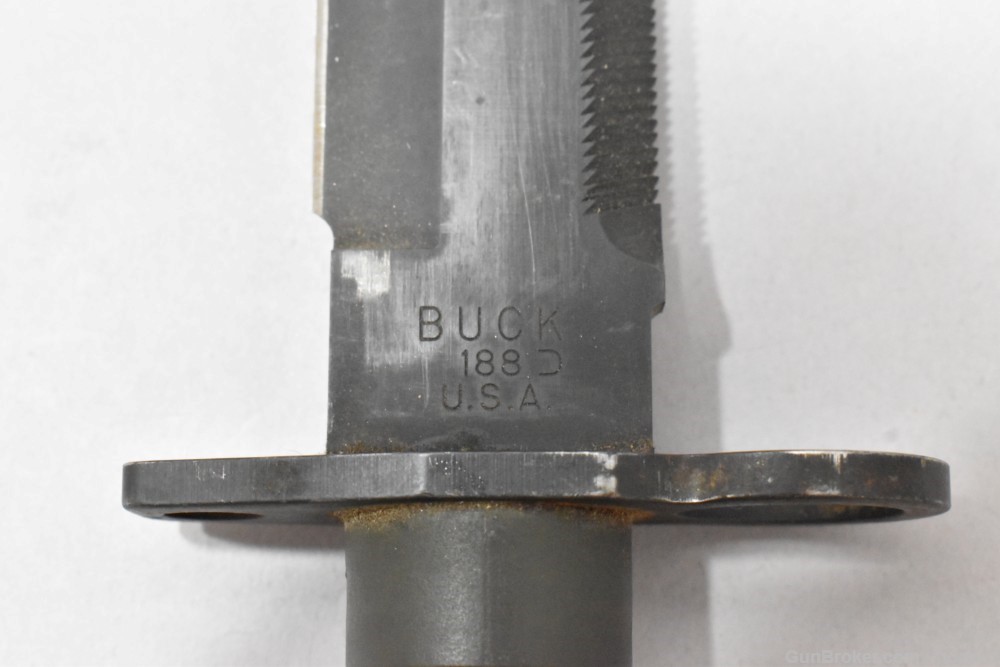 Commercial Buck 188 M9 Knife Bayonet W Sheath 1996 Date Coded Phrobis-img-4