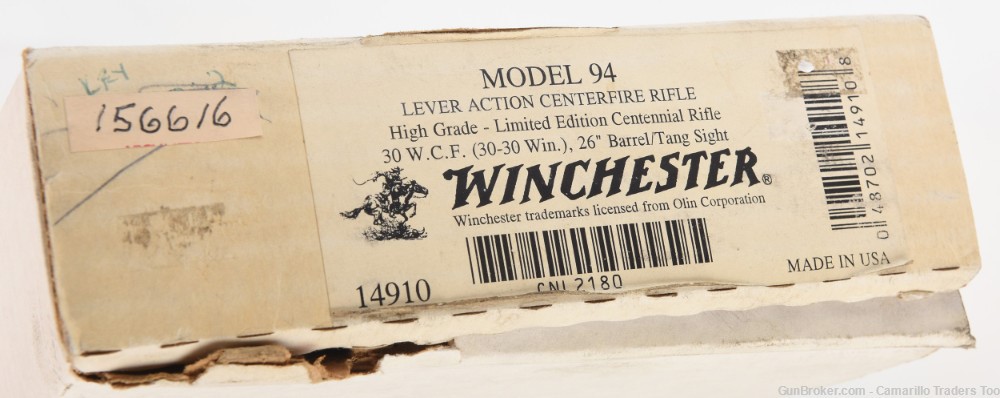 Winchester 94 High Grade Limited Edition Centennial 30-30 1 of 3000 1994-img-20