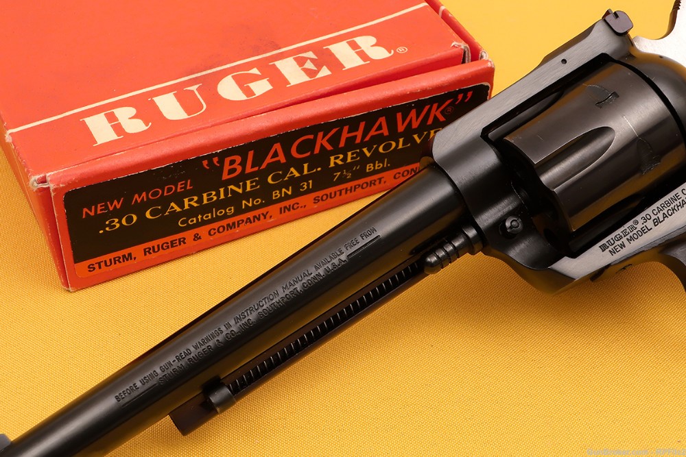 Ruger New Model Blackhawk - 30 Carbine - Mfg. 1979-img-1