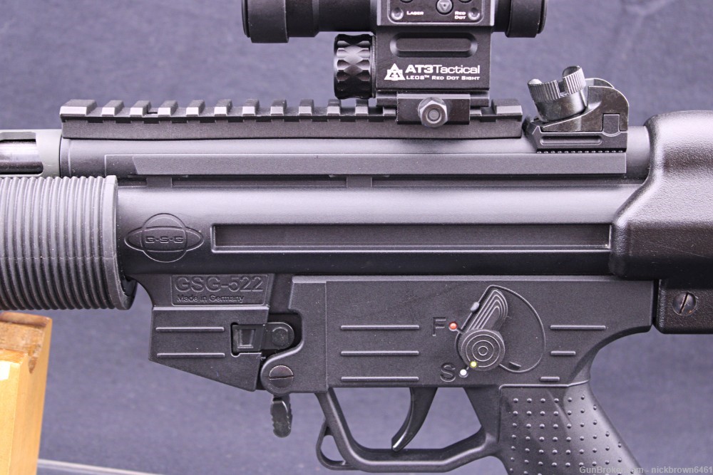 GSG 522-SD MP5SD CLONE .22LR 16"BBL AT3 RED DOT AND LASER 22 RD MAG 2506-img-16