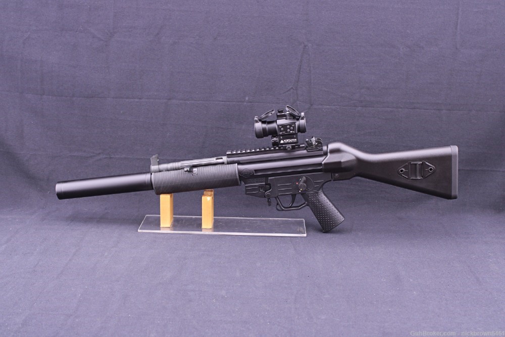 GSG 522-SD MP5SD CLONE .22LR 16"BBL AT3 RED DOT AND LASER 22 RD MAG 2506-img-2