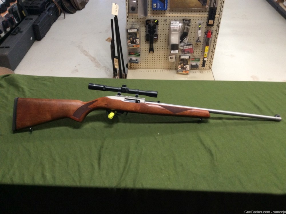 RUGER 10/22 22" Stainless with Barska Scope-img-0