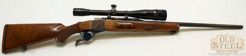 Ruger No.1 in 22–250 w/ Redfield Scope-img-0