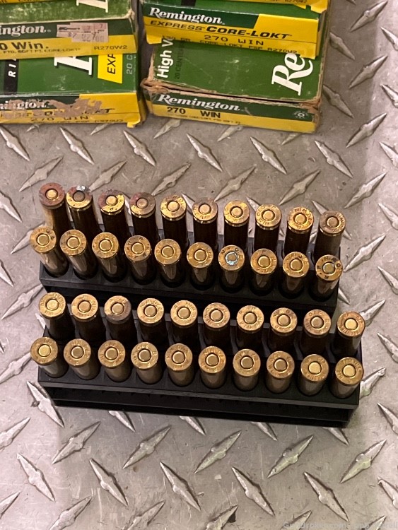 Remington 270 win 130 grain core lokt LOT of 200 rounds-img-2