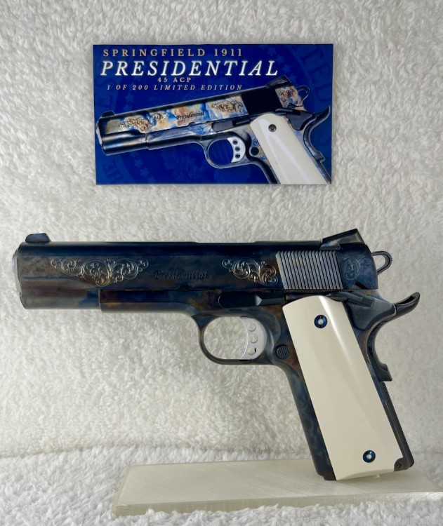STUNNING! CASE HARDENED Custom/Collectible SPRINGFIELD 1911 'Presidential'-img-5