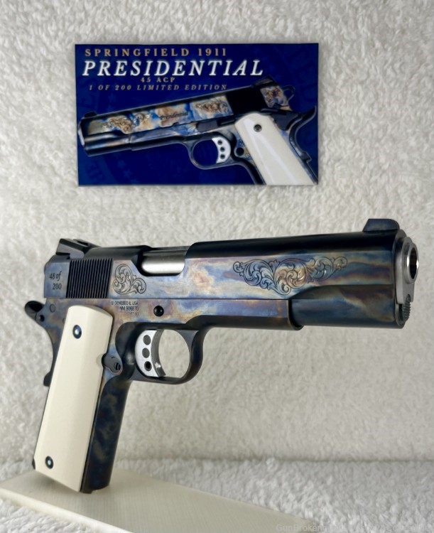 STUNNING! CASE HARDENED Custom/Collectible SPRINGFIELD 1911 'Presidential'-img-2