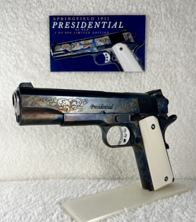 STUNNING! CASE HARDENED Custom/Collectible SPRINGFIELD 1911 'Presidential'-img-3