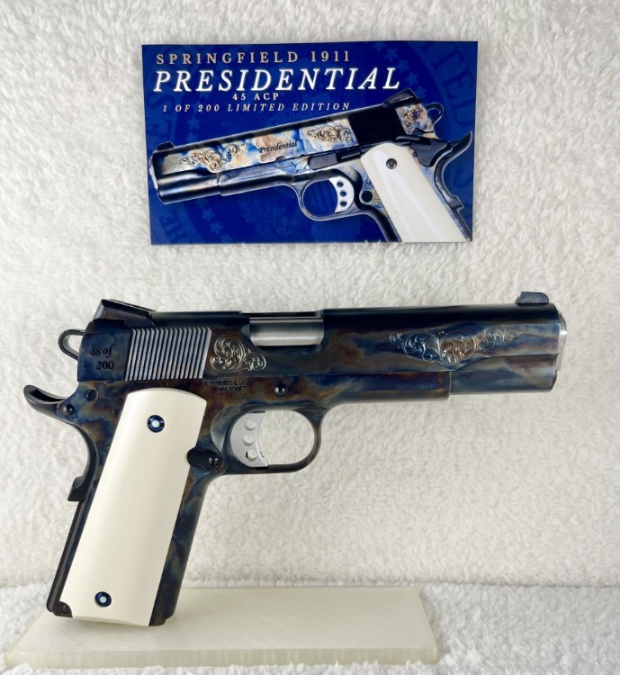 STUNNING! CASE HARDENED Custom/Collectible SPRINGFIELD 1911 'Presidential'-img-0