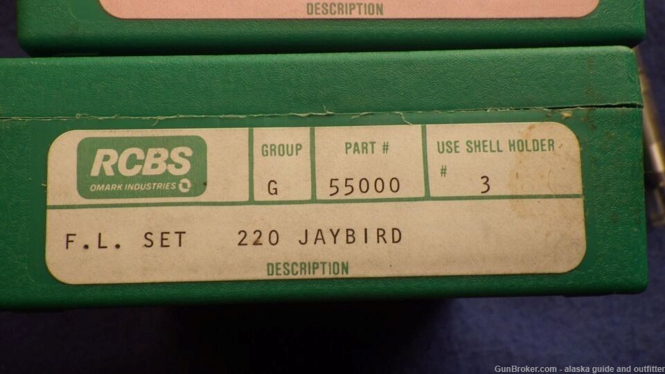 220 Jaybird complete die sets- reamer - headspace gauges-img-1