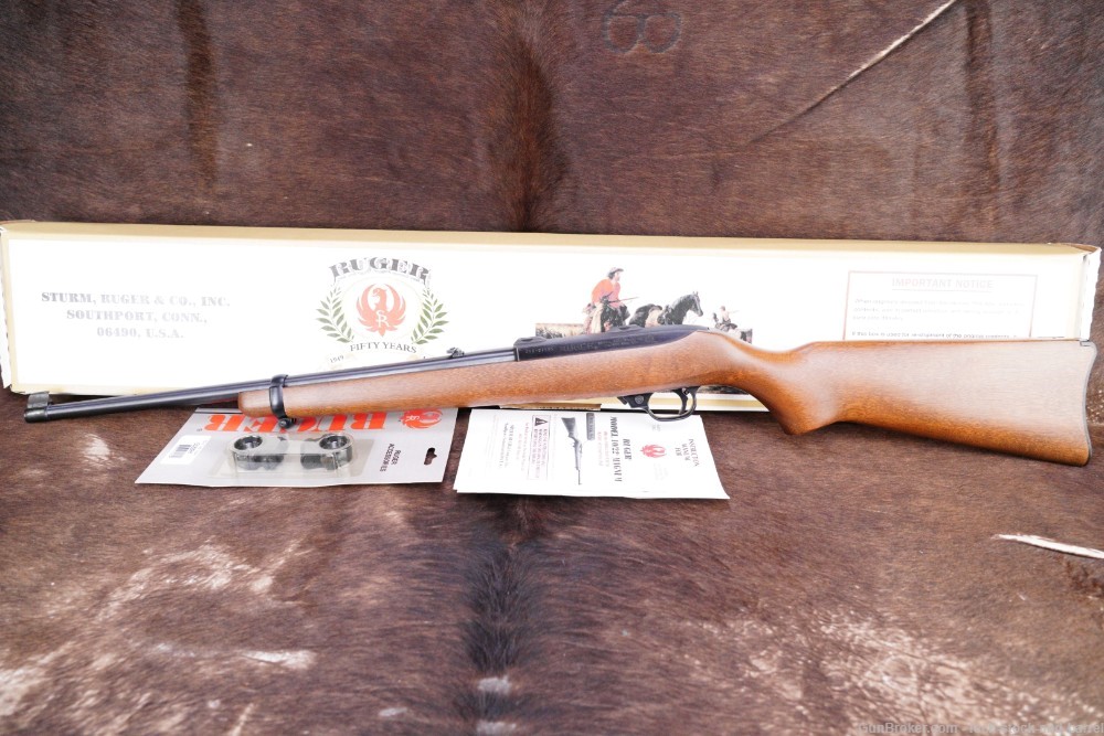 Ruger 10/22 Magnum 02901 .22 WMR 18 1/2” Semi Automatic Rifle & Box 2002-img-7