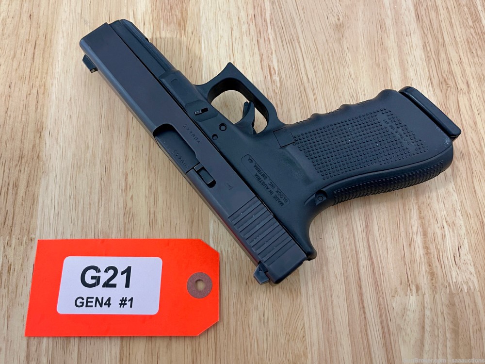 Glock 21 Gen4 45 ACP/Auto Used, x1 13rd Mag, Factory Box, PD Trade-in PENNY-img-5