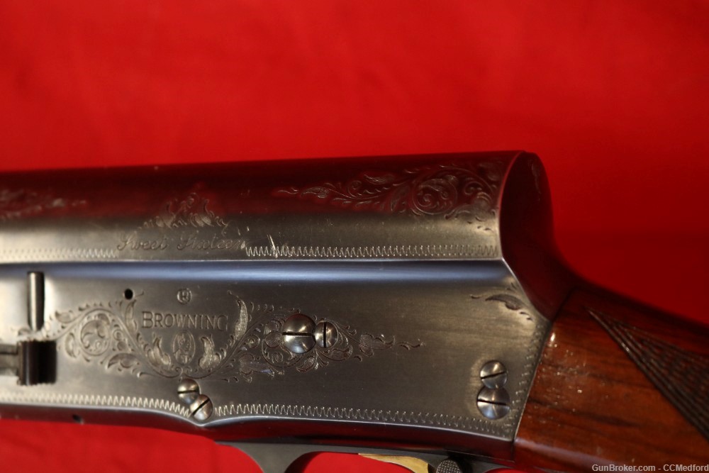 1952 Belgium Browning A5 Sweet Sixteen 16GA Round Knob Full Semi Shotgun-img-6