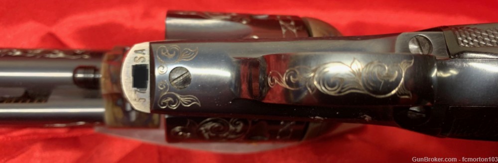 .45 LONG COLT SINGLE ACTION ARMY 7 1/2" Barrel, 2nd Gen, Hand Engraved-img-8