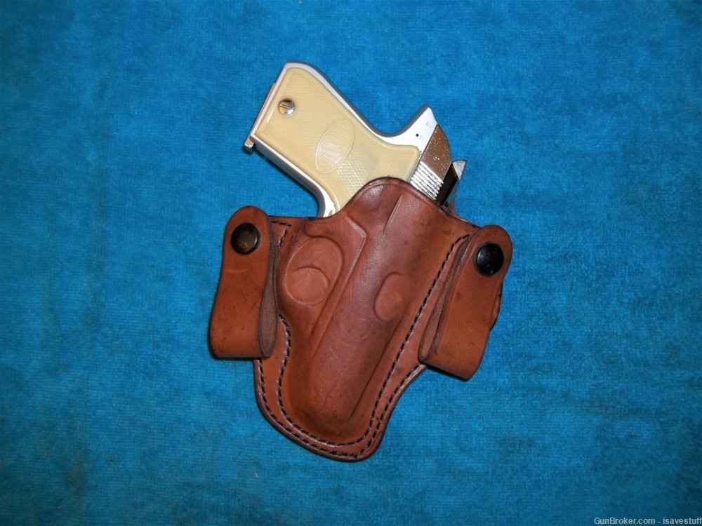 Walther PPK RARE Alessi Right Hand IWB Leather Holster 22 32 380 semi auto-img-0