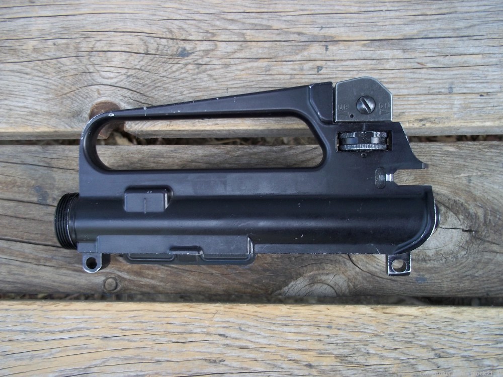 Retro AR15 AR 15 M16 A2 Upper Receiver Fixed Carry Handle Keyhole Forge -img-3